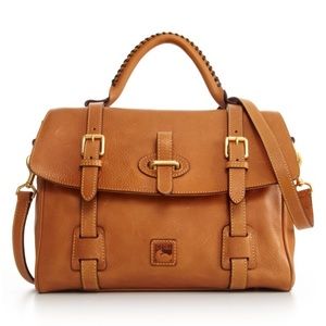 Dooney & Bourke Florentine Flap Tab Satchel